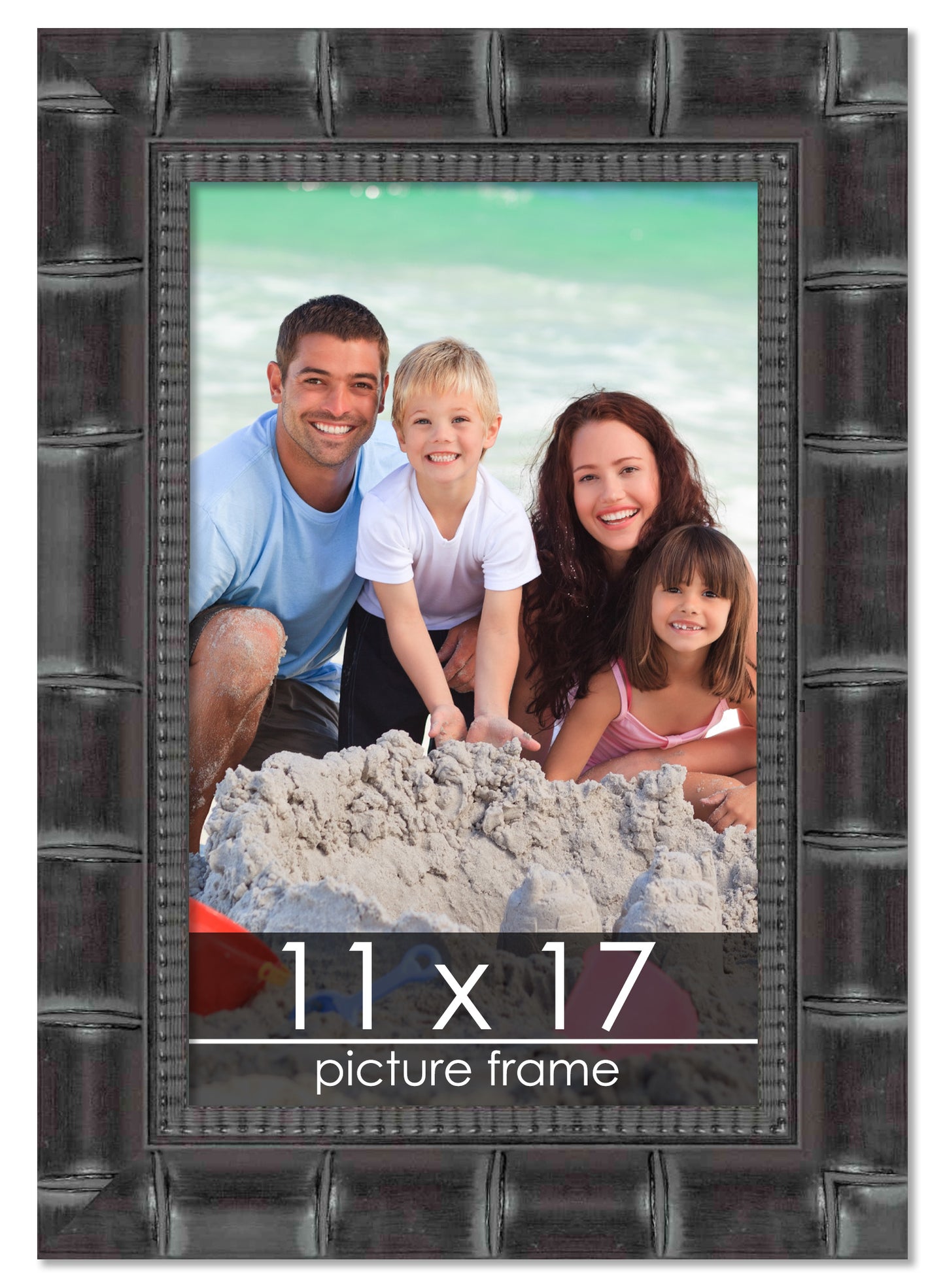 Bamboo Black Wood Picture Frame
