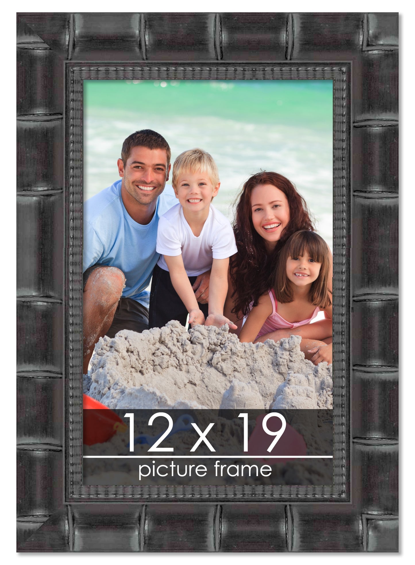 Bamboo Black Wood Picture Frame