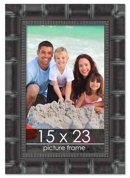 Bamboo Black Wood Picture Frame