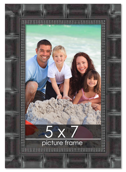 Bamboo Black Wood Picture Frame