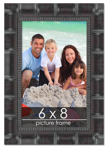 Bamboo Black Wood Picture Frame