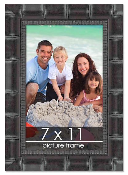 Bamboo Black Wood Picture Frame