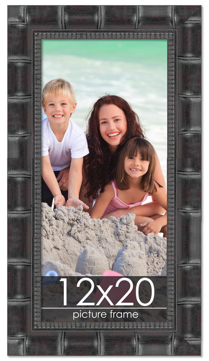 Bamboo Black Wood Picture Frame