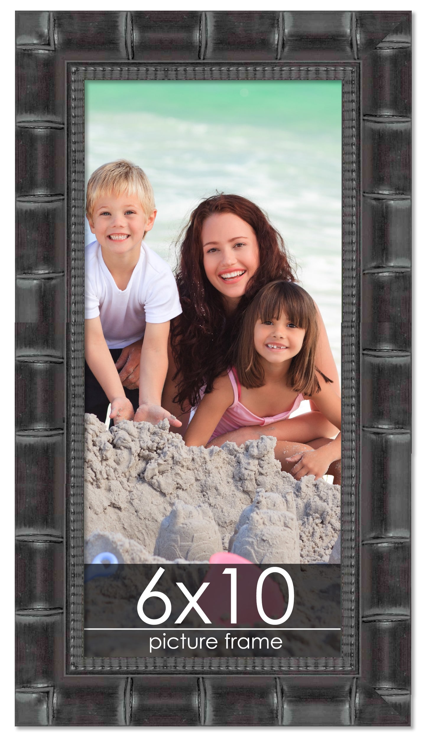 Bamboo Black Wood Picture Frame