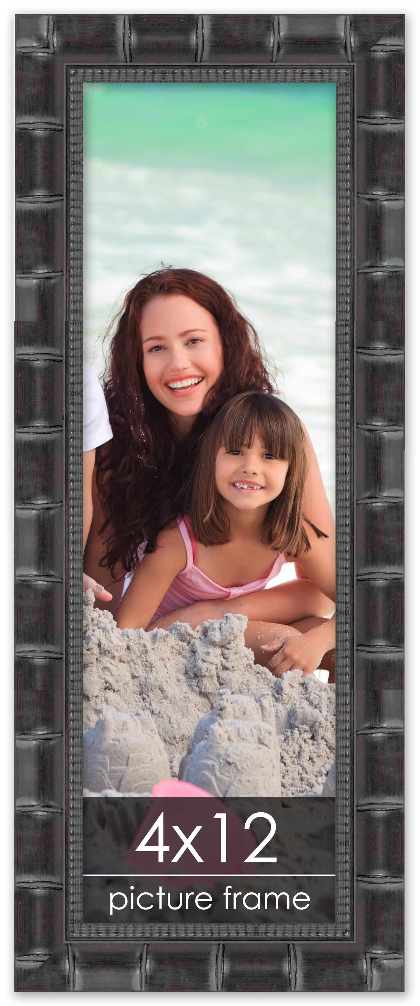 Bamboo Black Wood Picture Frame