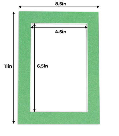 Turf Green Precut Acid-Free Matboard