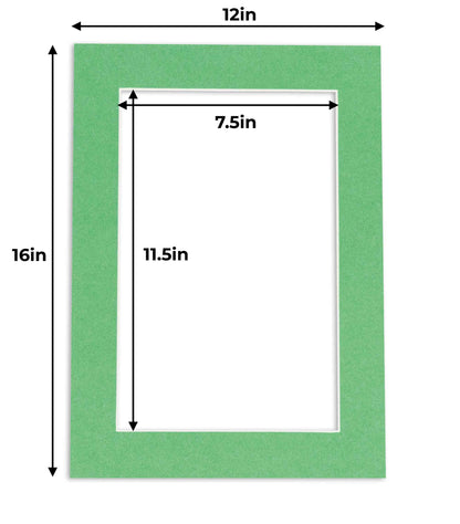 Turf Green Precut Acid-Free Matboard