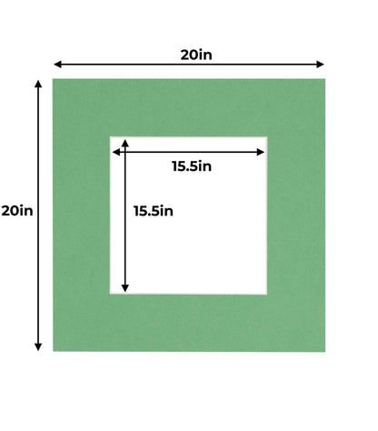 Turf Green Precut Acid-Free Matboard