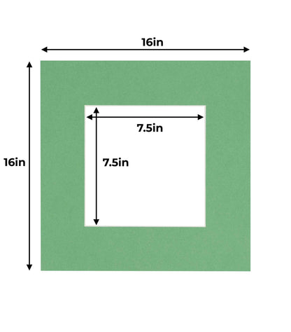 Turf Green Precut Acid-Free Matboard