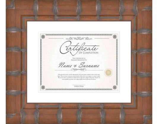 Walnut Frame for Certificates & Diplomas