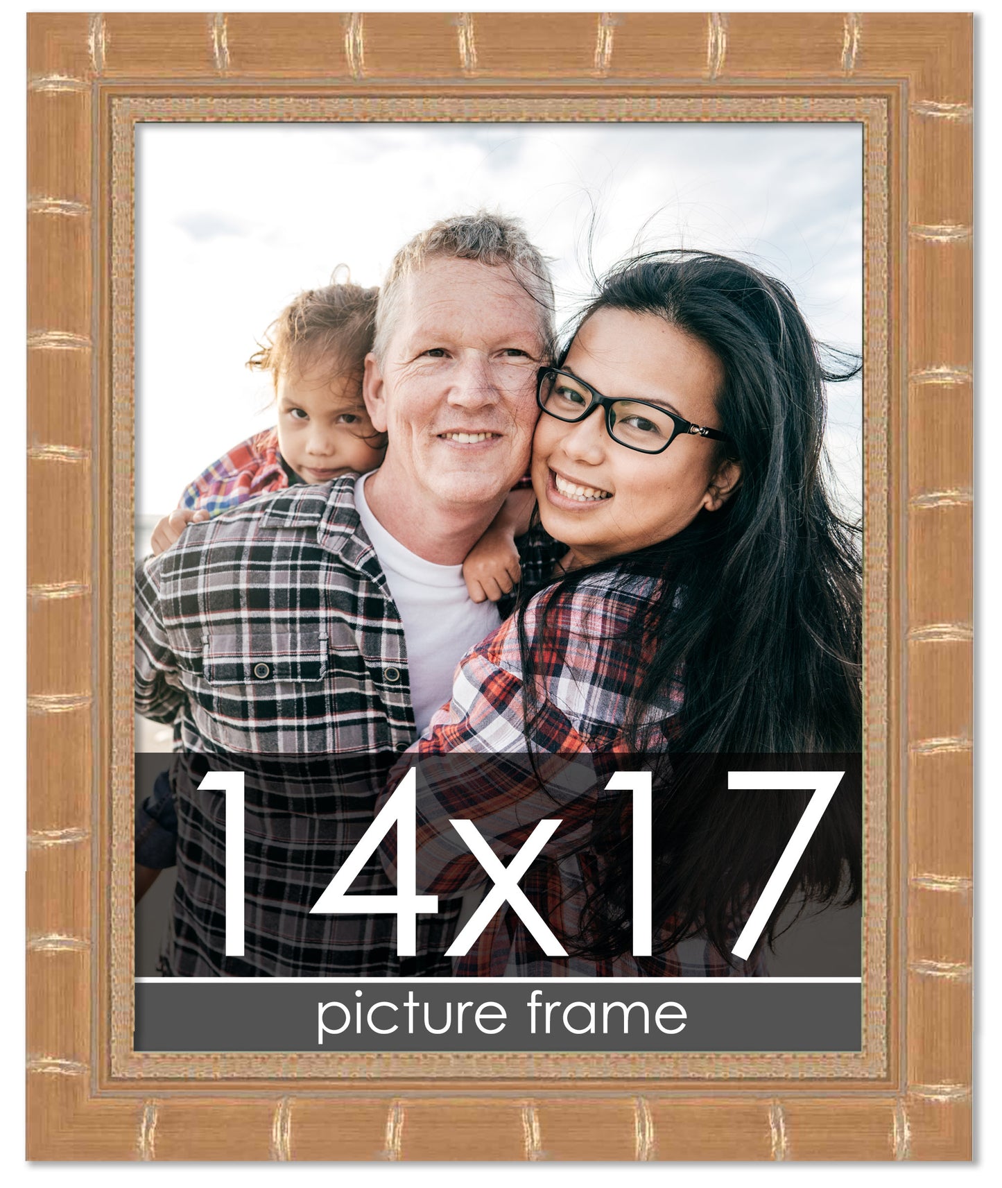 Bamboo Gold Wood Picture Frame