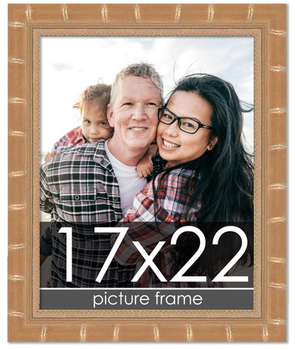 Bamboo Gold Wood Picture Frame