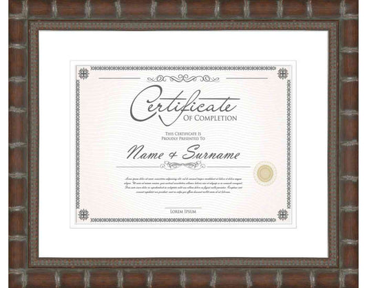 Other Wood Tones Frame for Certificates & Diplomas