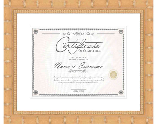 Other Wood Tones Frame for Certificates & Diplomas