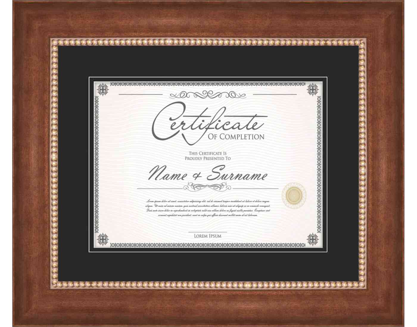 Copper Frame for Certificates & Diplomas