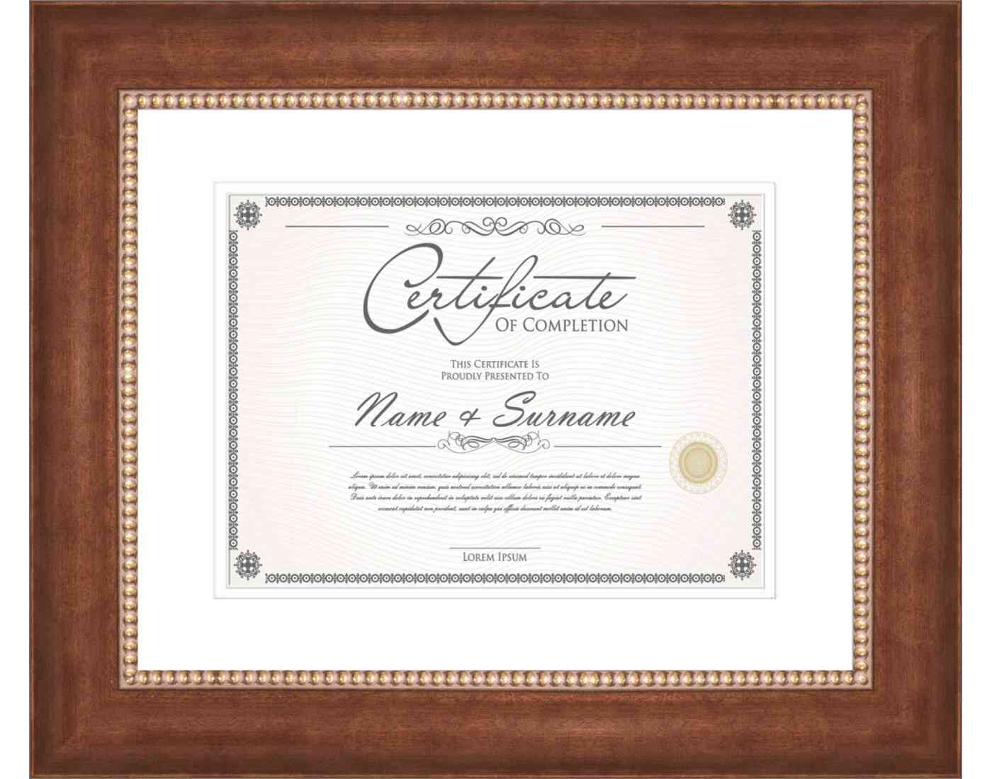 Copper Frame for Certificates & Diplomas