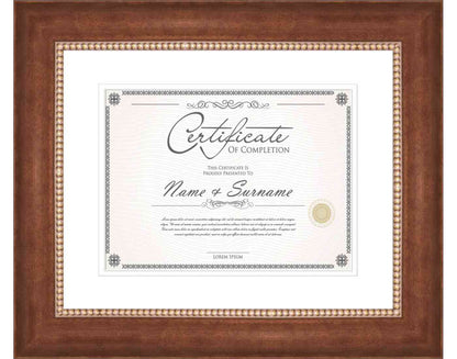 Copper Frame for Certificates & Diplomas