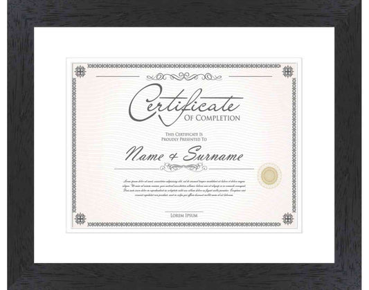 Cappuccino Frame for Certificates & Diplomas
