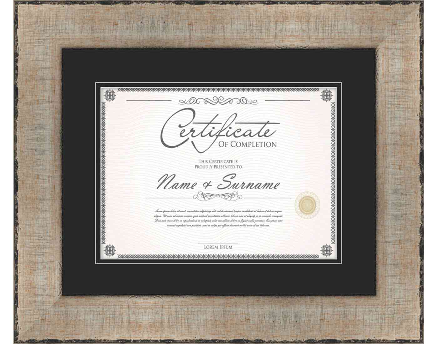 Silver Frame for Certificates & Diplomas