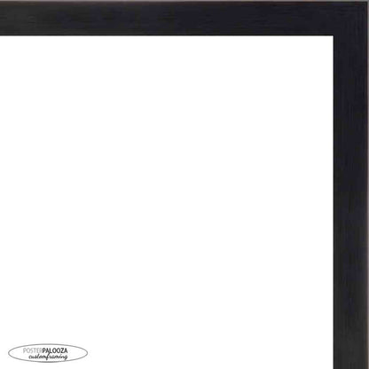 Textured Black Shadow Box Frame With White Acid-Free Suede Backing
