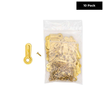 1" Brass Turn Button Fasteners with Screws