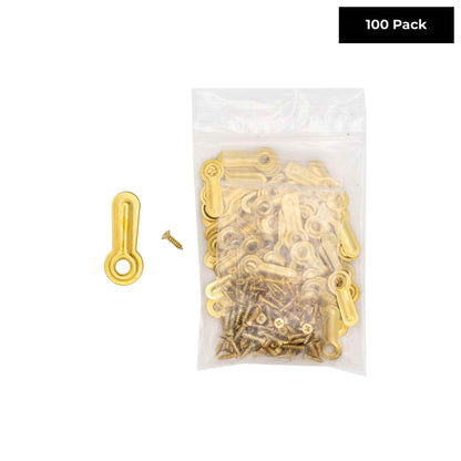 1" Brass Turn Button Fasteners with Screws