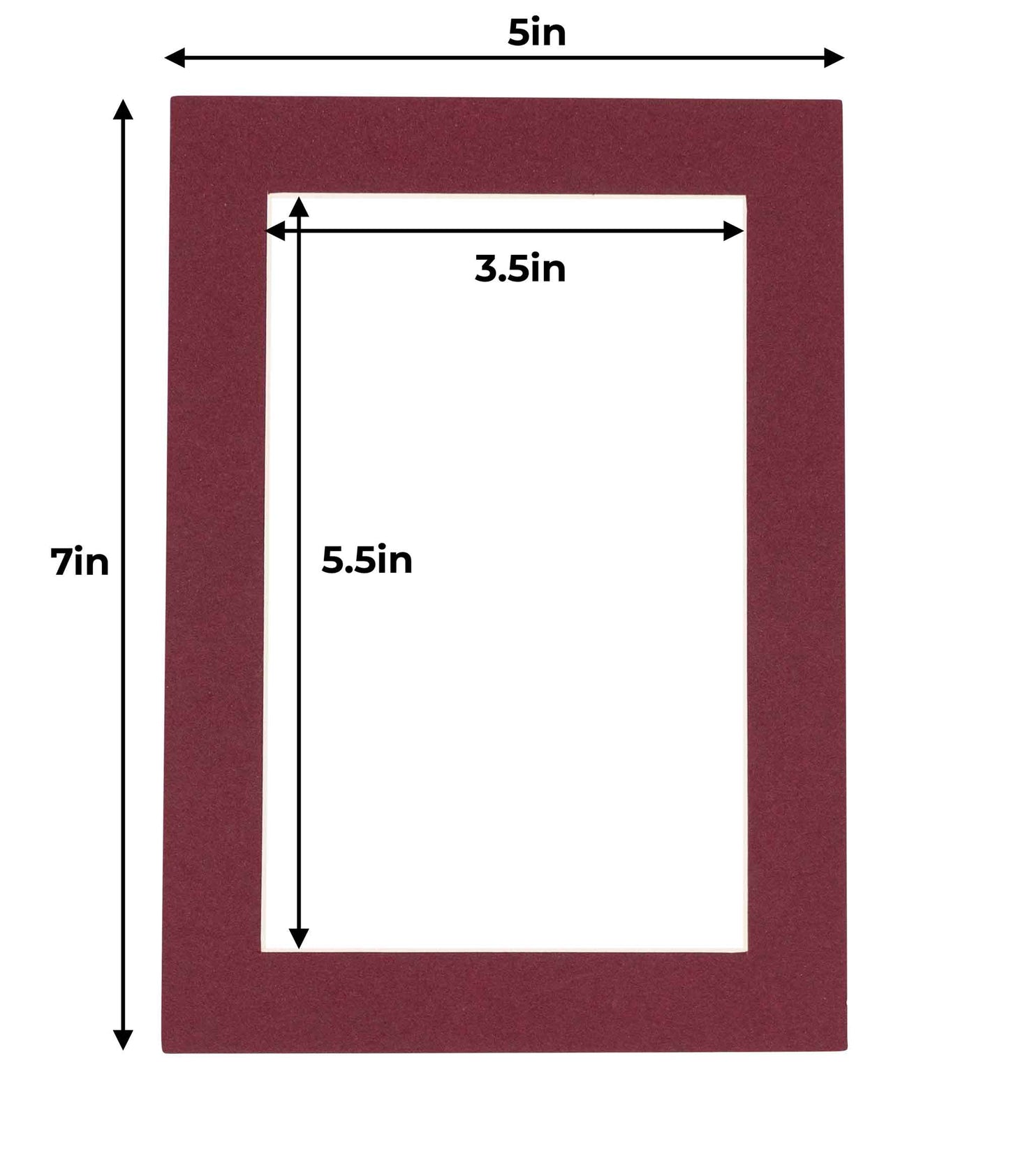 Maroon Precut Acid-Free Matboard