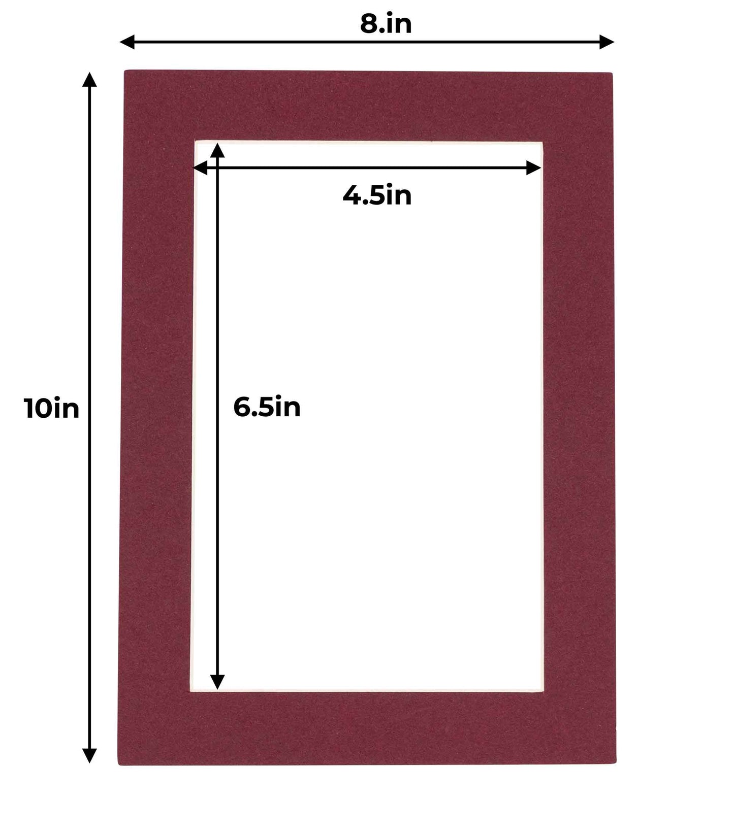 Maroon Precut Acid-Free Matboard