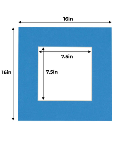 Bay Blue Precut Acid-Free Matboard