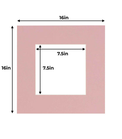 Pink Precut Acid-Free Matboard