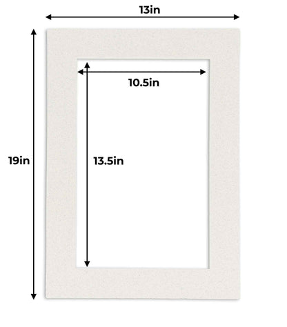 Oyster Shell White Precut Acid-Free Matboard