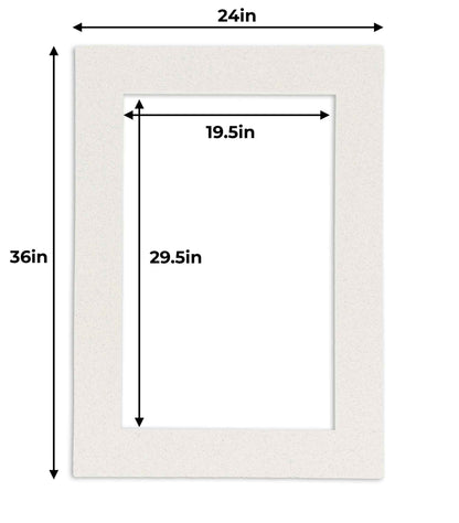 Oyster Shell White Precut Acid-Free Matboard