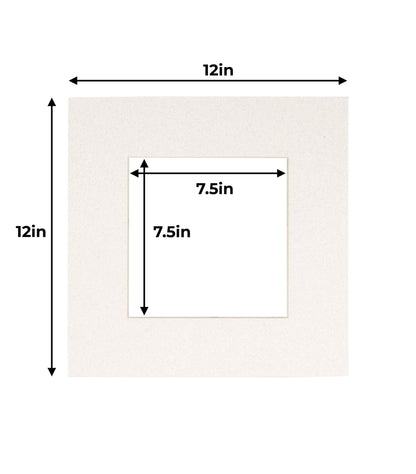 Oyster Shell White Precut Acid-Free Matboard