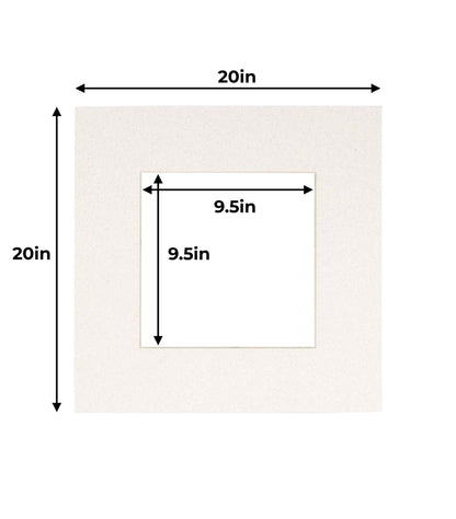 Oyster Shell White Precut Acid-Free Matboard