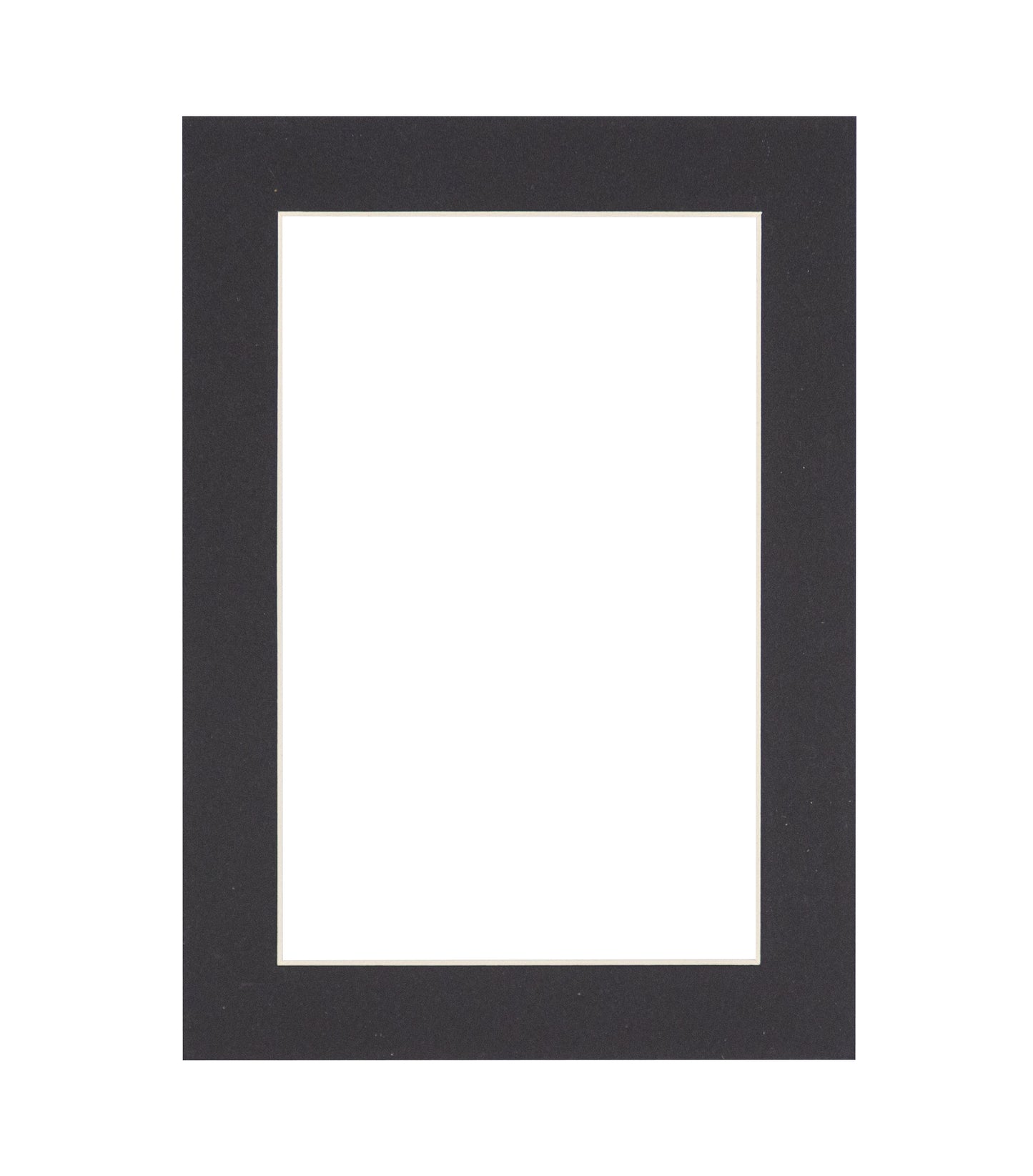 Black Precut Acid-Free Matboard Set with Clear Bag & Backing