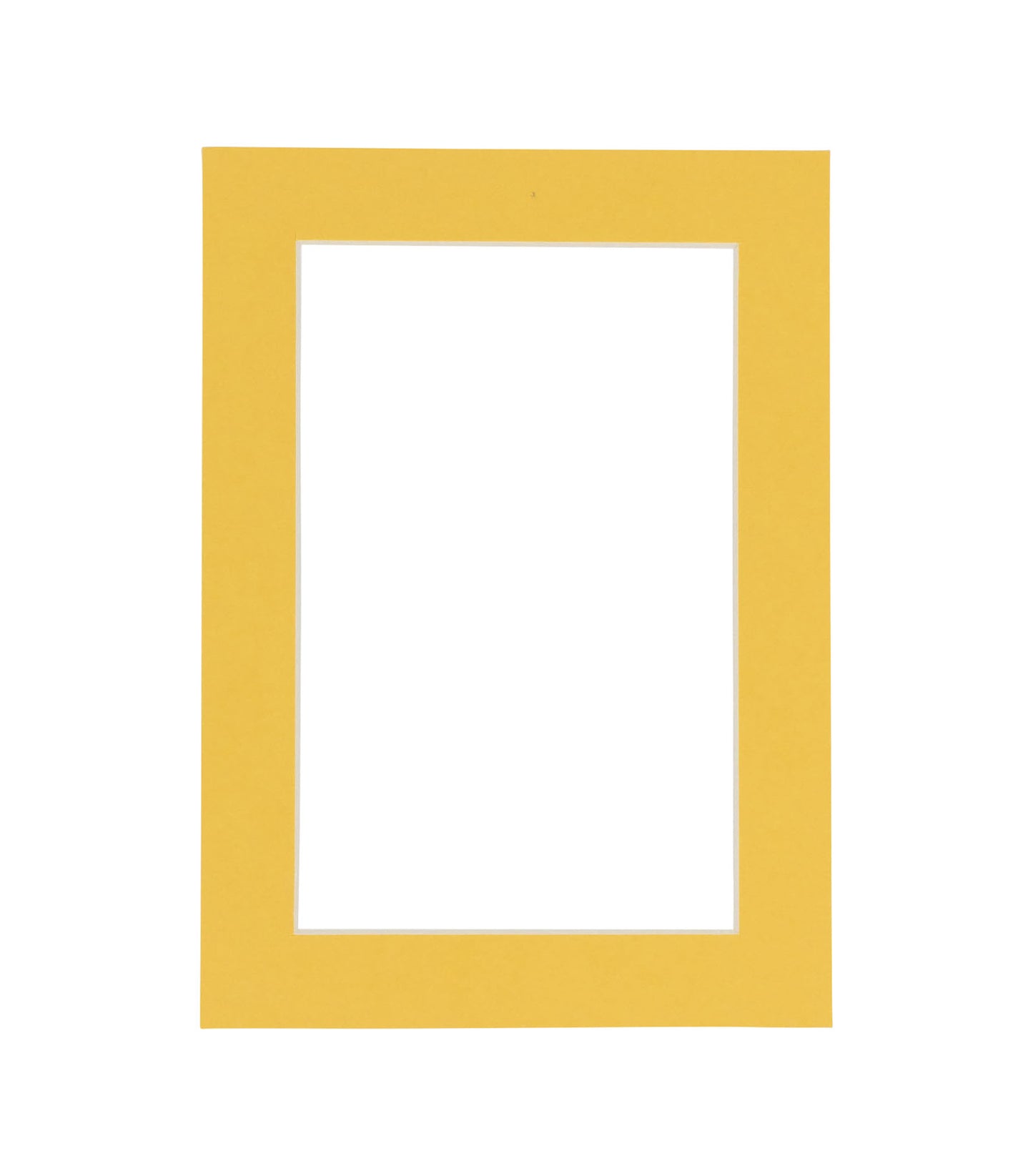 Chamois Yellow Precut Acid-Free Matboard Set with Clear Bag & Backing