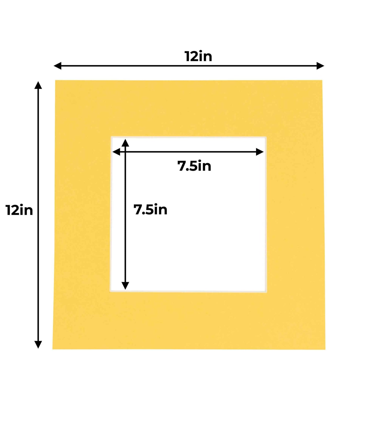 Chamois Yellow Precut Acid-Free Matboard