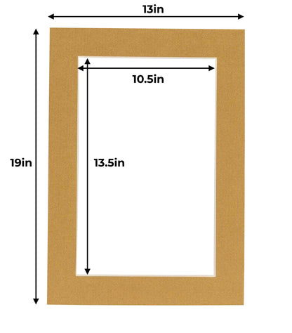 Rattan Beige Precut Acid-Free Matboard