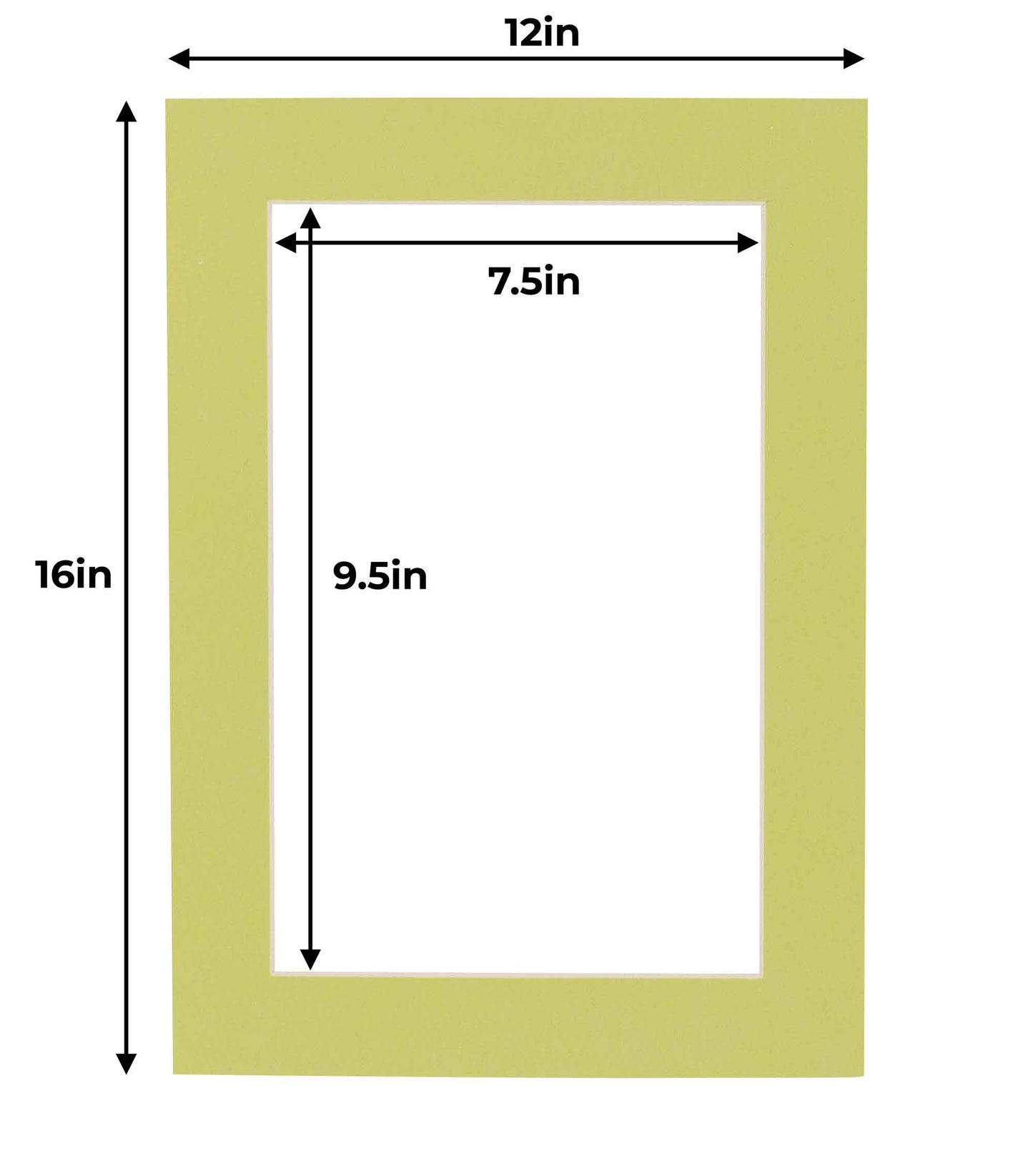 Pistachio Green Precut Acid-Free Matboard