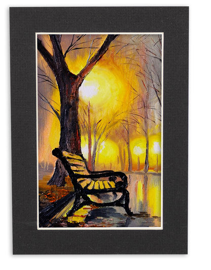 Pack of 25 Textured Black Precut Acid-Free Matboard Set with Clear Bags & Backings