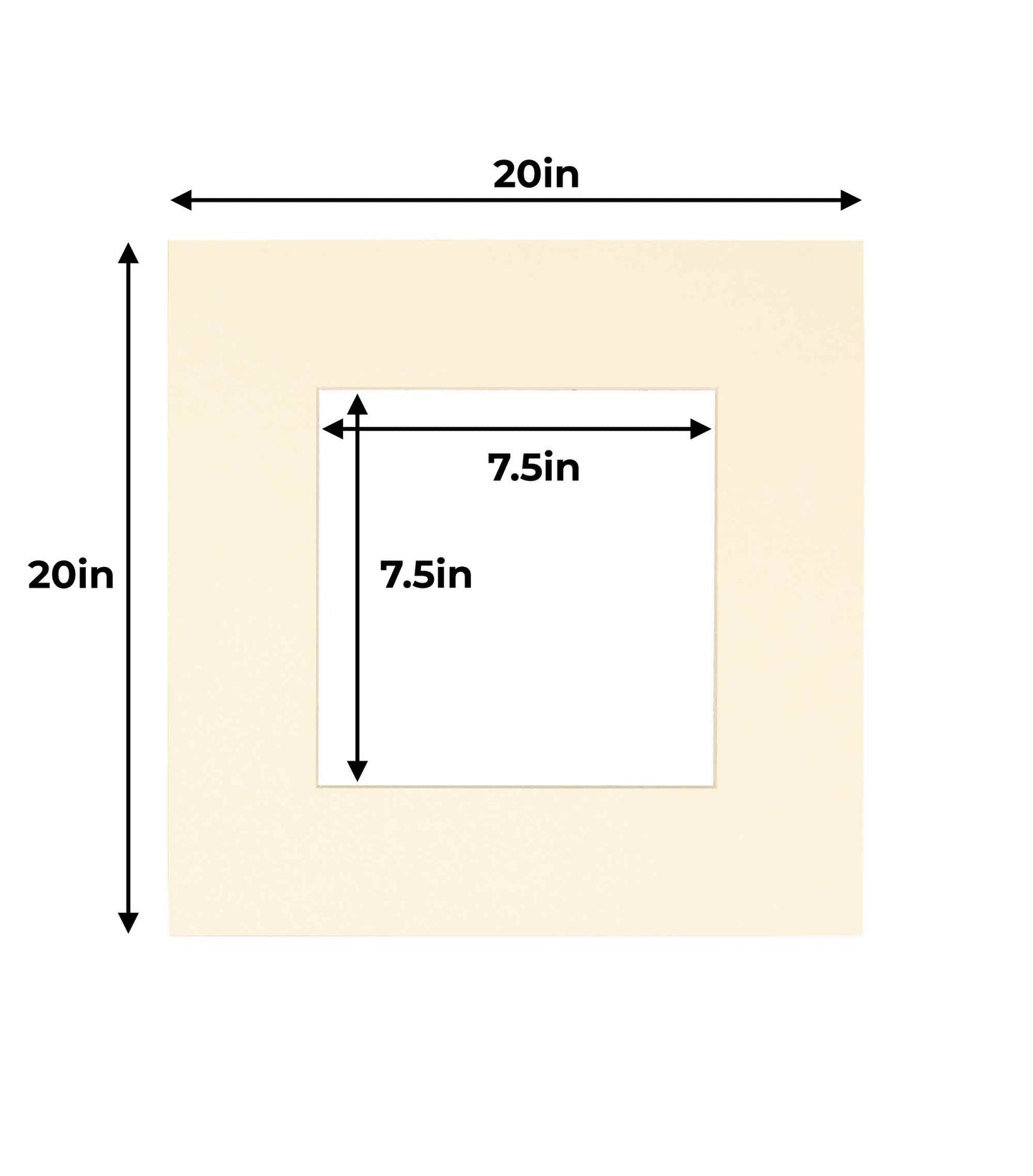 Textured Cream Precut Acid-Free Matboard