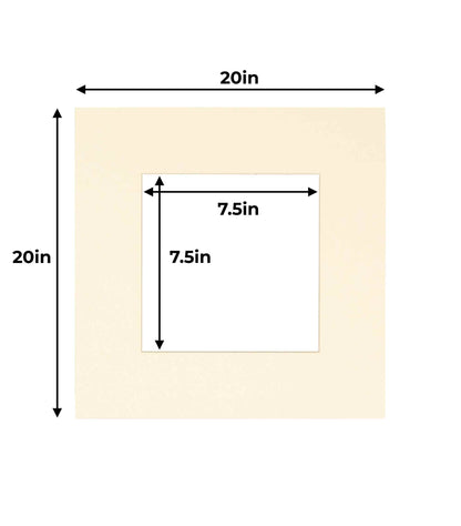 Textured Cream Precut Acid-Free Matboard
