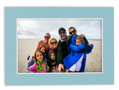 Pack of 10 Aqua Blue Precut Acid-Free Matboards