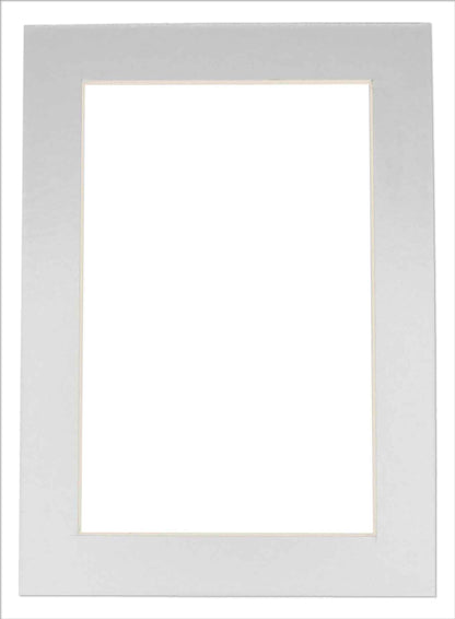Metallic Silver Precut Acid-Free Matboard