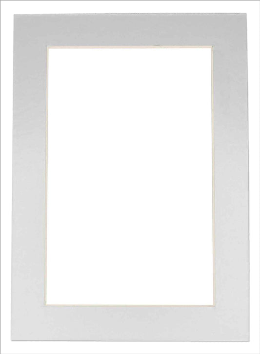 Metallic Silver Precut Acid-Free Matboard