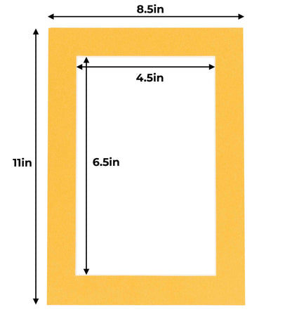 Topaz Orange Precut Acid-Free Matboard