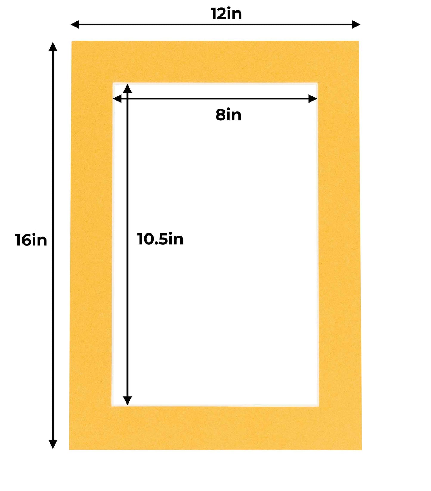 Topaz Orange Precut Acid-Free Matboard