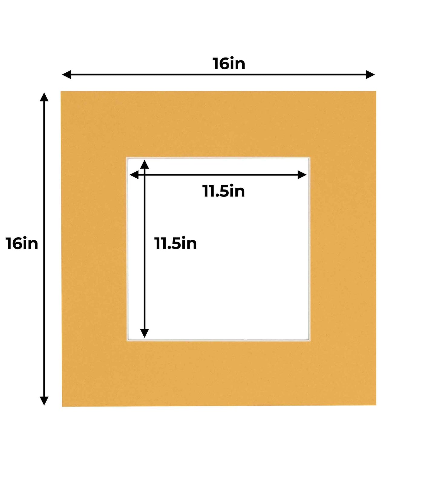 Topaz Orange Precut Acid-Free Matboard