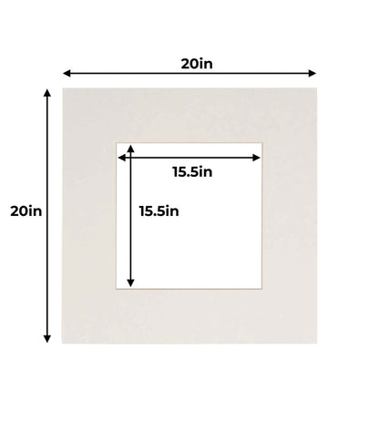 Textured White Precut Acid-Free Matboard