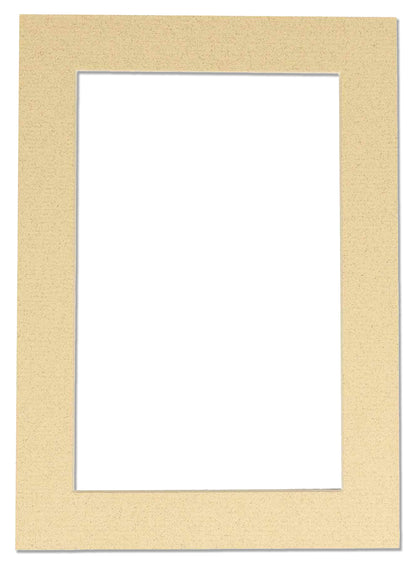 Tan Precut Acid-Free Matboard Set with Clear Bag & Backing